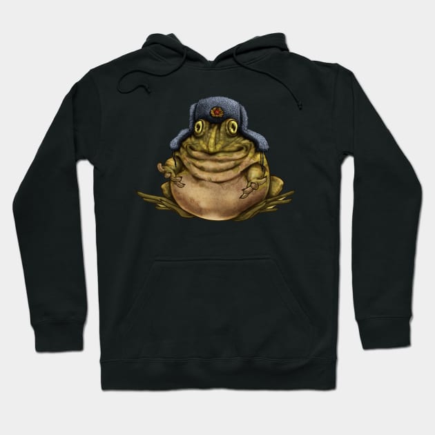 Comrade Frog Hoodie by Sosnitsky